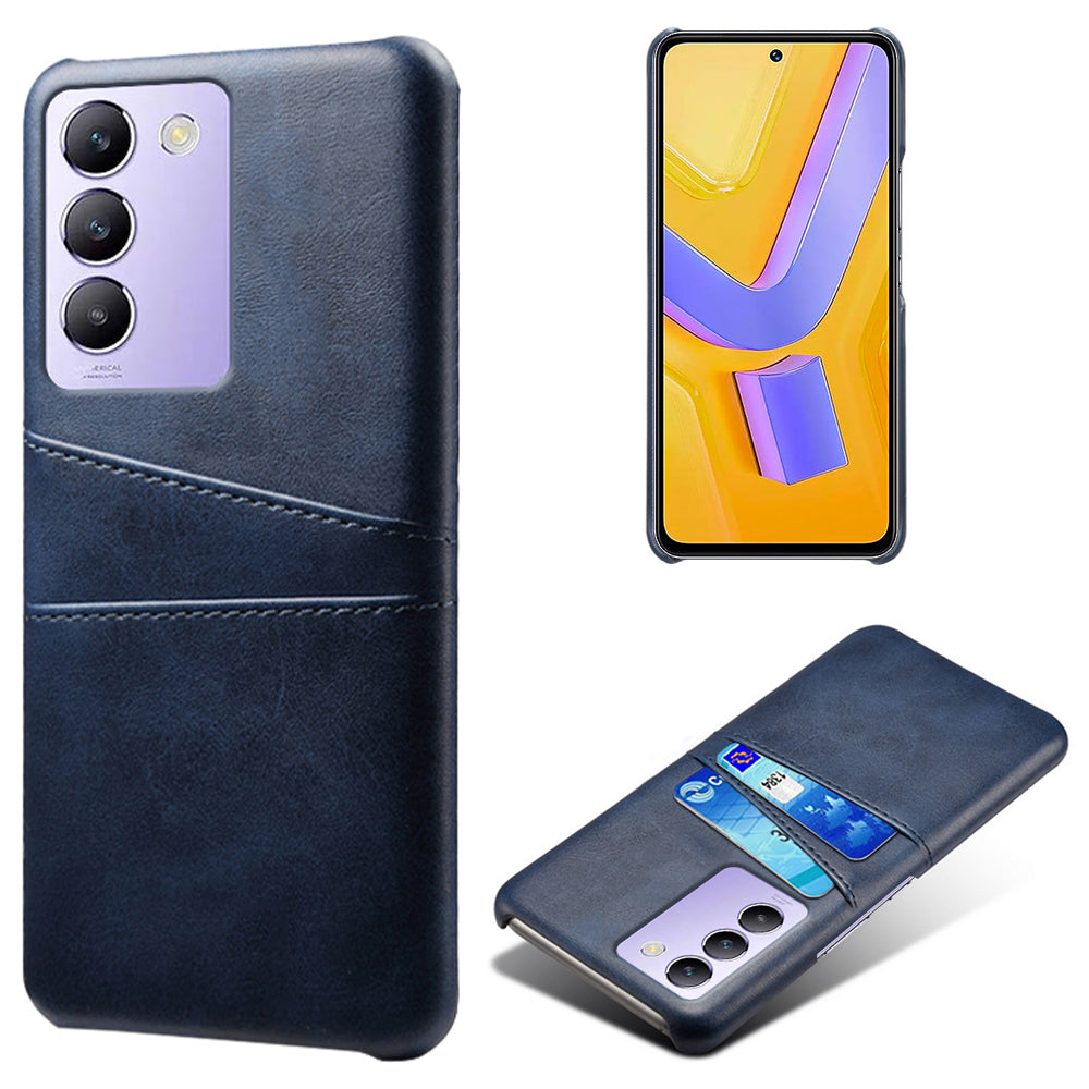 For vivo Y100 5G (Indonesia) / Y200e 5G Case Card Holders Leather+PC Slim Fit Phone Cover For vivo Y100 5G (Indonesia) / Y200e 5G Case Card Holders Leather+PC Slim Fit Phone Cover